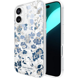 Kate Spade New York Protective Gems Magsafe - Case For Iphone 16 (Flowerbed Blue) - (KS054338)