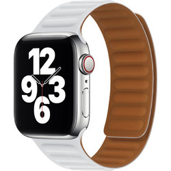 Techsuit Watchband W035 Λουράκι Σιλικόνης White (Apple Watch 42 / 44 / 45mm)