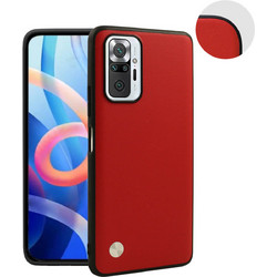 Bodycell Vegan Cover Xiaomi Redmi Note 10 Pro Θήκη Red