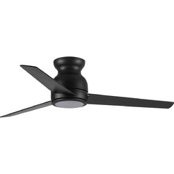 Luma Lighting 610.01418.20.01 Ανεμιστήρας Οροφής με Φως & Τηλεχειριστήριο Μαύρος