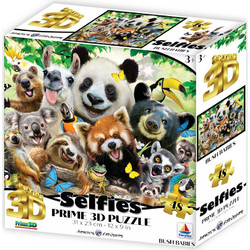 Παιδικό Puzzle Prime 3D Bush Babies Selfie 48 Κομμάτια