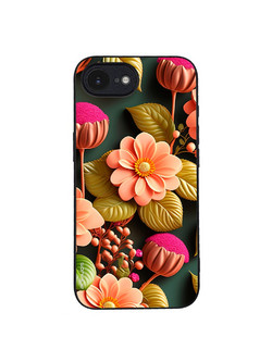 Θήκη Sonique 3D Flower Series για Apple iPhone 16e / iPhone 17e Σομόν