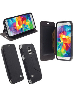 Krusell Flip Cover Malmo Black (Galaxy S5 Mini)