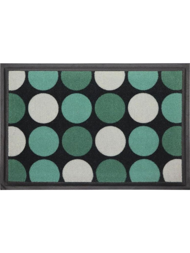 Ποδόμακτρο TURQUOISE κύκλοι 40x60cm