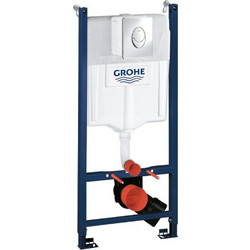 Καζανάκι Εντοιχιζόμενο Rapid SL New Grohe 38719009 Ένθετο ή Επίτοιχο σε γυψοσανίδα Για Κρεμαστές Λεκάνες