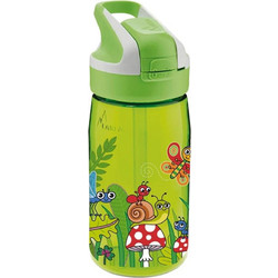Laken Summit Bugs Παιδικό Μπουκάλι Πλαστικό BPA Free με Καλαμάκι Lime 450ml
