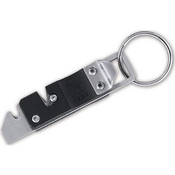 Columbia River Knives Micro Tool & Keychain Sharpener Πολυεργαλείο Μπρελόκ Μαύρο με Λάμα από Ανοξείδωτο Ατσάλι σε Θήκη