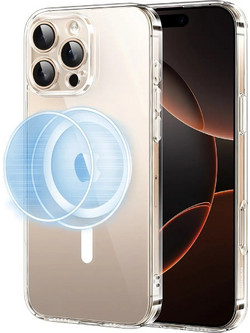 Ugreen Classy Clear Magnetic Case With Magsafe For Iphone 16 Pro - Clear - (45927)