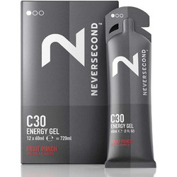Never Second C30 Energy Gel Fruit Punch 12x60ml