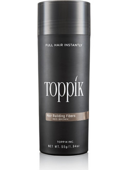Toppik Hair Building Medium Brown Νανοΐνες κατά της Τριχόπτωσης 55gr