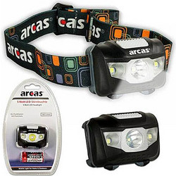 Arcas 3W Φακός Κεφαλής Εργασίας Μπαταρίας Led 120lm