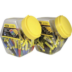 Stanley 1-47-324 - Ανεξίτηλος Μαρκαδόρος Μαύρος Mini Λεπτός 1τμχ