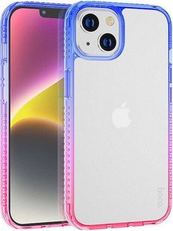 Hoco Crystal Color Skin Feel Back Cover Rainbow (iPhone 14 Plus)