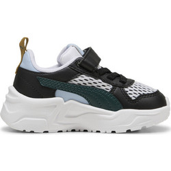 Puma Trinity 2 Παιδικά Sneakers Λευκά Μαύρα Πράσινα 402932-02