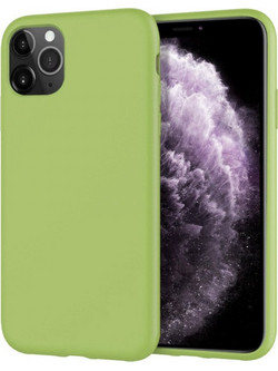 Θήκη Rubber Ενισχυμένης Σιλικόνης για iPhone 11 Pro Max Λαχανί