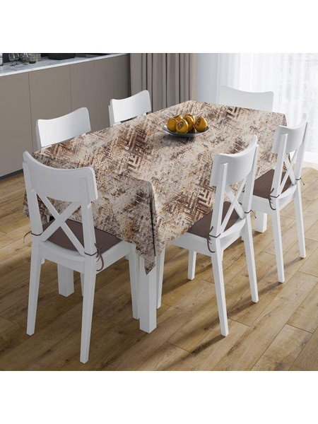 Καρέ Αλέκιαστο Skid Marks 472 Beige DimCol 90X90cm Βαμβάκι-Πολυέστερ