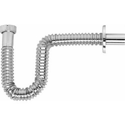Πλαστικό Σιφώνι Νιπτήρα Σπιράλ Χρωμέ 1 1/4'' O32 Interflex 123204