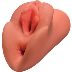 Pipedream PDX Plus + Perfect Double Stroker Pocket Pussy & Anal Αυνανιστήρι Caramel