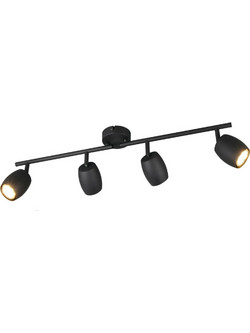 Φωτιστικό Οροφής- Σποτ R86264032 4xGU10 35W 70,5x16,5cm Black RL Lighting
