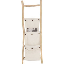 ows-0060192 Magazine Rack Genaro (50x4.5x150) teak ξύλο Soulworks