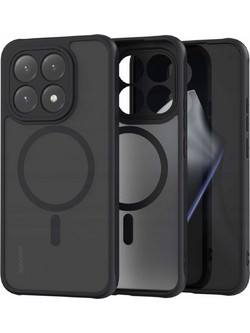 Spacecase Hybrid MagSafe Back Cover Black (Xiaomi 15T)