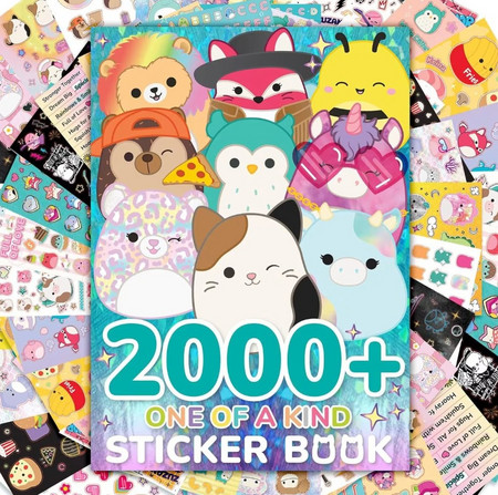 ΒΙΒΛΙΟ ΜΕ ΑΥΤΟΚΟΛΛΗΤΑ SQUISHMALLOWS - 2000 STICKERS 224701