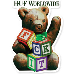 HUF GIFT BEAR STICKER