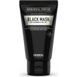 Immortal Infuse Black Κρεμώδης Μαύρη Μάσκα Προσώπου για Καθαρισμό με Άνθρακα 150ml