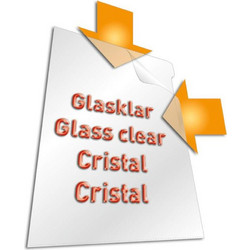 ΖΕΛΑΤΙΝΕΣ DURABLE Γ GLASS CLEAR 120mic (πακέτο 100τεμ.)