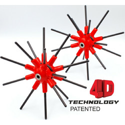 Σετ Μπάλες X.Quattro 4115 2τεμ Agrotechnic