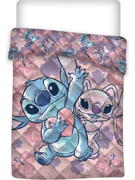DISNEY - Stitch & Angel - Quilt Cover 140x200cm