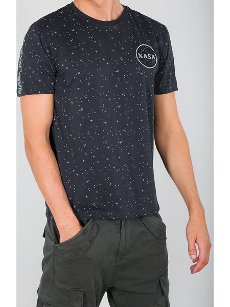 Alpha Industries NASA Tape T-Shirt - Rep Blue (196506-07)