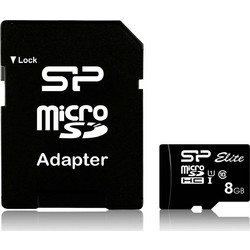 Silicon Power Elite microSDHC 8GB Class 10 U1 UHS-I + Adapter