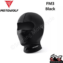 Motowolf Full Face Μπαλακλάβα FM3 - Μαύρο