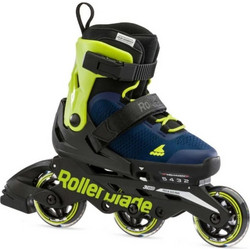 Rollerblade Microblade 3WD Inline Αυξομειούμενα Rollers Ενηλίκων Μαύρα Κίτρινα 43.079580