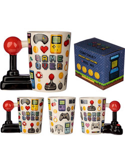GAME OVER - Joystick & Pixels - Mug with 3D Handle13,5oz