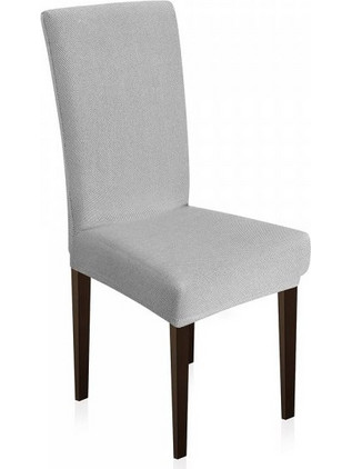 Κάλυμμα Καρέκλας Ελαστικό Elegance Ανοιχτό Γκρι Lino Home Ανοιχτό Γκρι