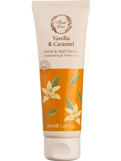 Fresh Line Vanilla & Caramel Ενυδατική Κρέμα Χεριών 50ml