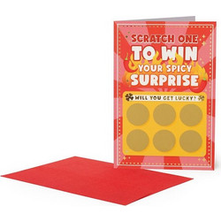 Ευχετήρια Κάρτα ''SCRATCH ONE TO WIN YOUR SPICY SURPRISE'' Legami Milano
