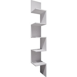 PoliHome Porisio Γωνιακή Βιβλιοθήκη 22x24x161cm 162312489