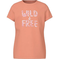 Name It Wild & Free Παιδικό T-Shirt Κοντομάνικο Κοραλί 13241652