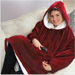 Huggle Plush Κουβέρτα Βελουτέ King Size 70x90εκ. Κόκκινο 17360040