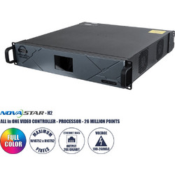 H2 41017 Novastar H2 All in One Processor & Video Controller 4K για Οθόνες LED Video Wall 13 million pixel Max W10752px/Max H10752px - Input Signal W3840 x H216060Hz - 20 Gigabit Ethernet Output Port