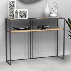 Κονσόλα Kary Megapap χρώμα φυσικό οξιάς 120x33x90εκ