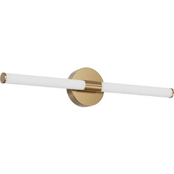 Lucas Επιτοίχιο Led Φωτιστικό Μπάνιου 10W 4000K Χρυσό (WC10WGD)