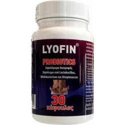 Lyofin Probiotics Προβιοτικά 30 Κάψουλες
