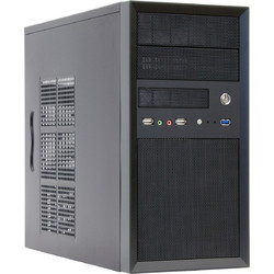 Chieftec CT-01B-OP Mini Tower Κουτί Υπολογιστή Μαύρο