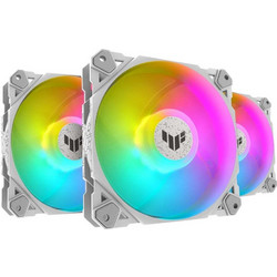 Asus TUF Gaming TF120 Case Fan 120mm ARGB με Σύνδεση 3-Pin 4-Pin PWM 3τμχ White