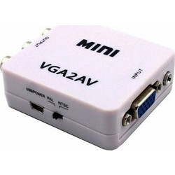 TIPA μετατροπέας VGA2AV, VGA / AV HD720P/1080P