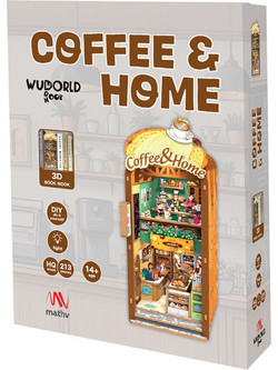 Mathv Coffee & Home 3D Book Nook DIY 213 Κομμάτια 25cm WWN-001